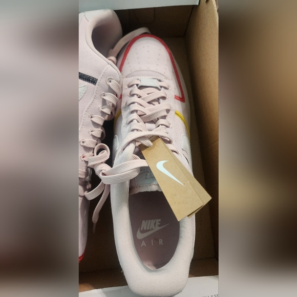 Womens Air Force 1 '07 LX Silt Red/Photon Dust Rouge Limon - Picture 10 of 13